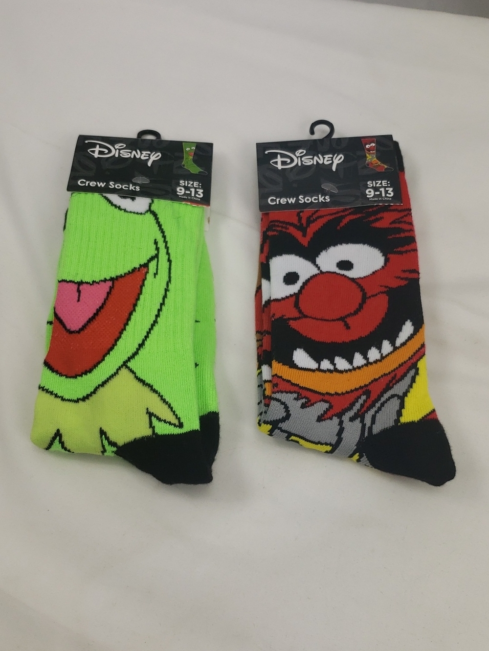 ✨ NWT Disney Kermit the Frog and Animal Crew Socks 2 Pair